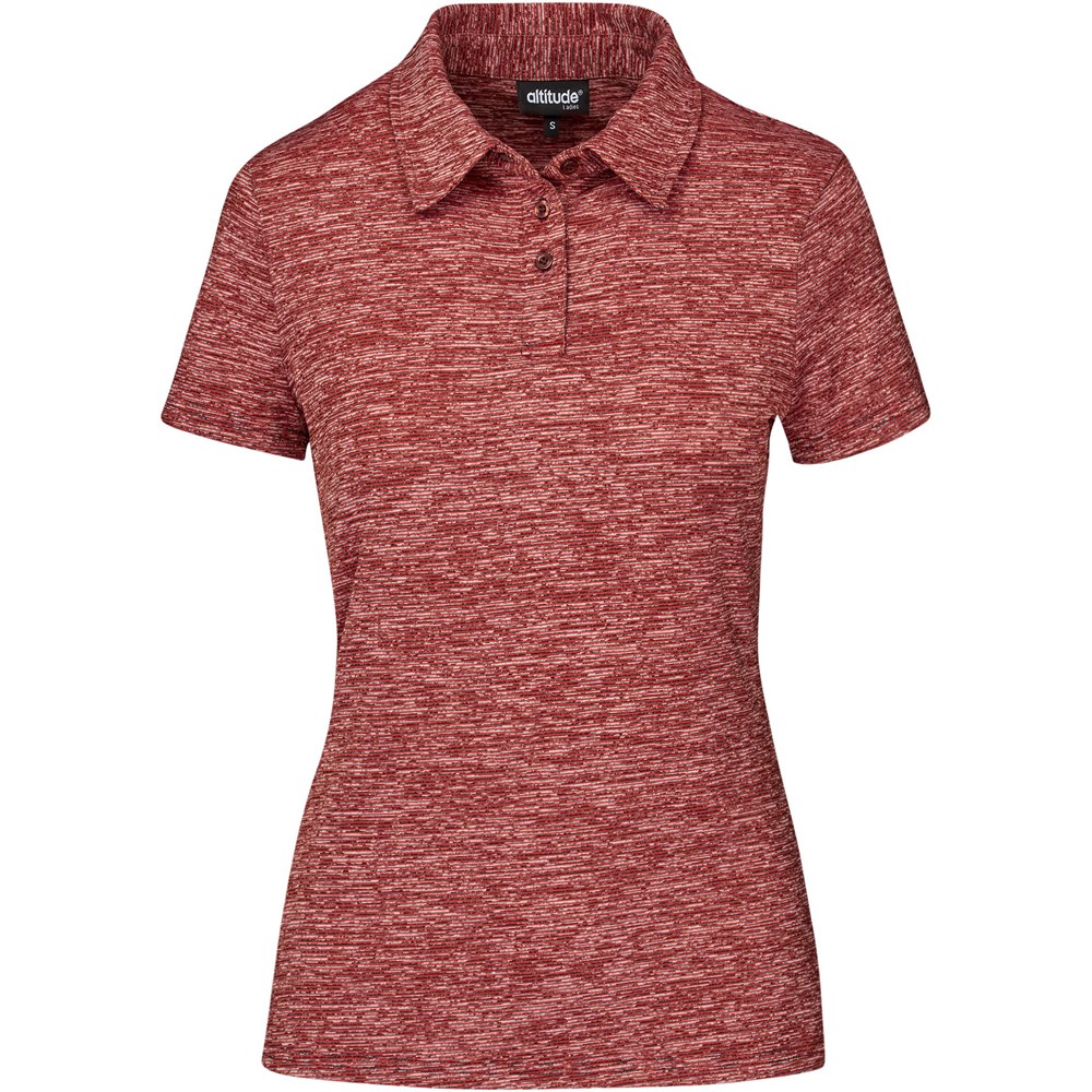Ladies Echo Golf Shirt - Red