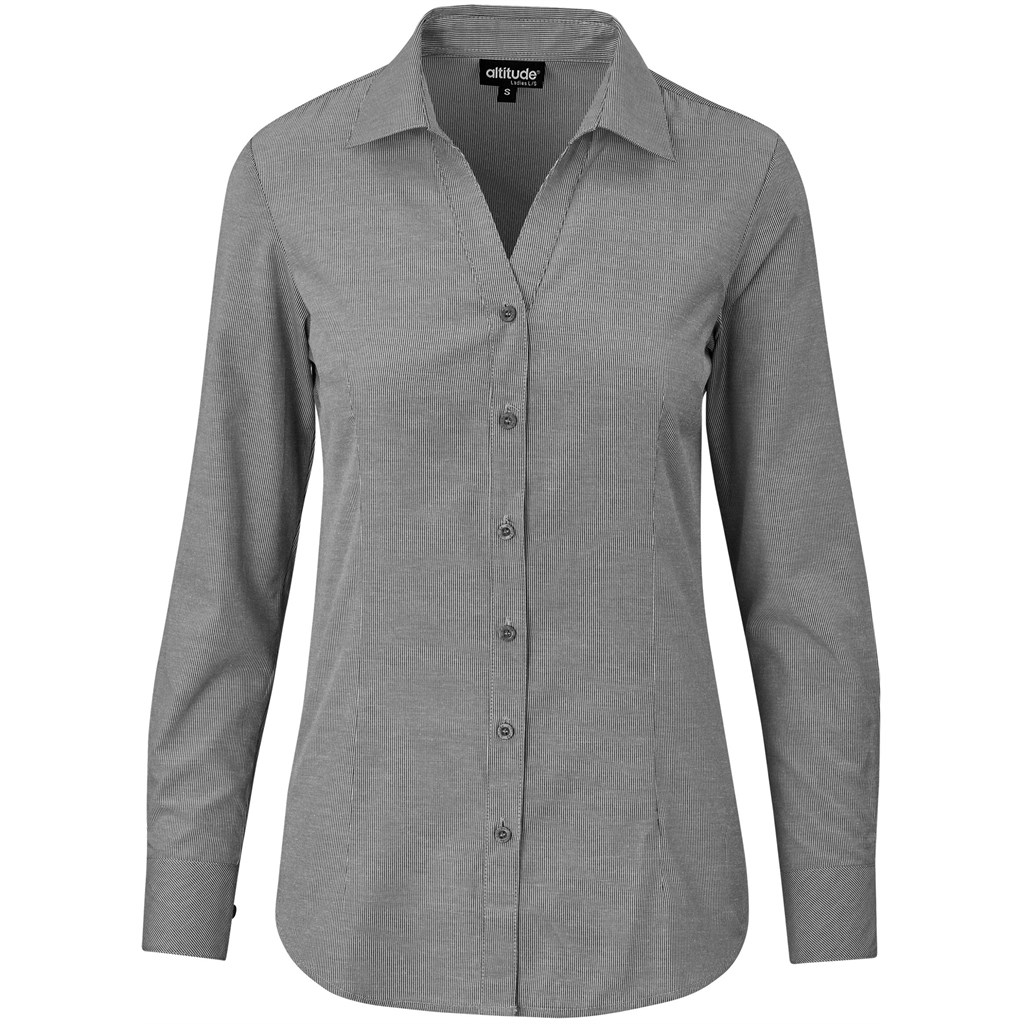 Ladies Long Sleeve Northampton Shirt - Black