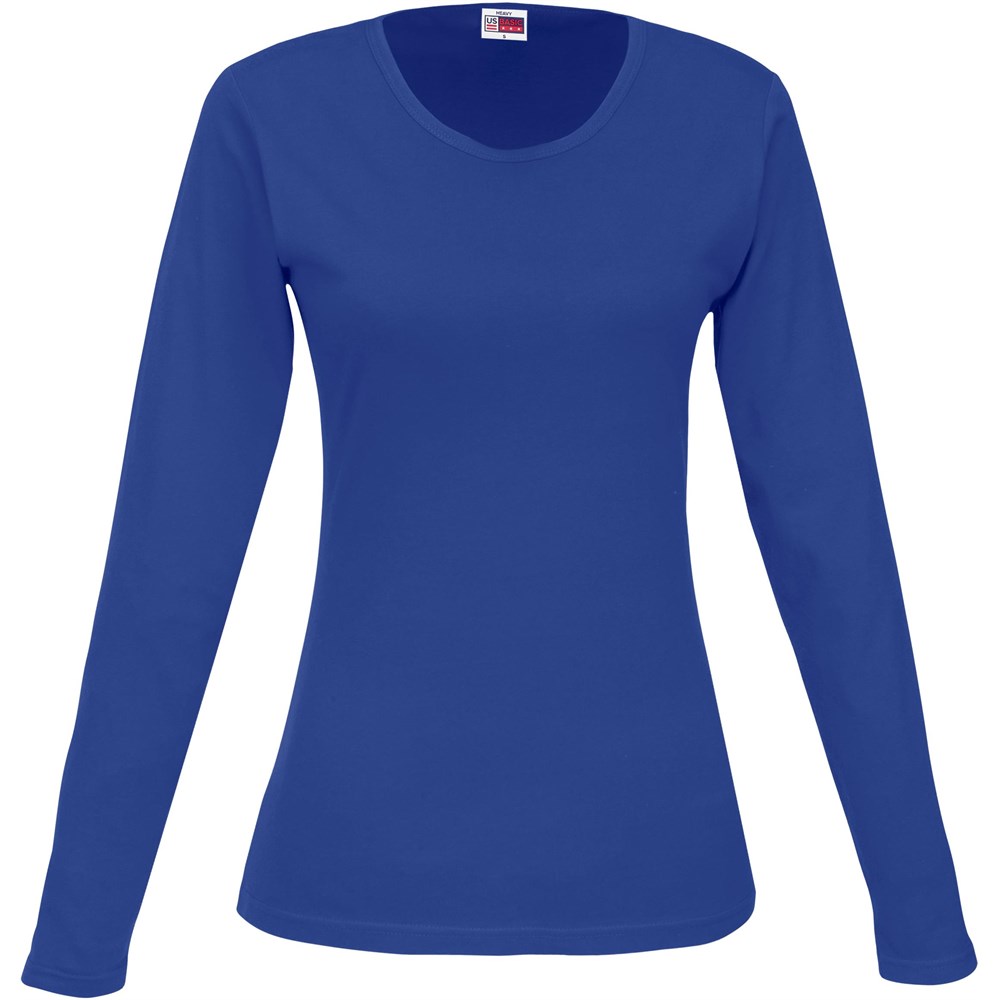 Ladies Long Sleeve Portland T-Shirt - Royal Blue