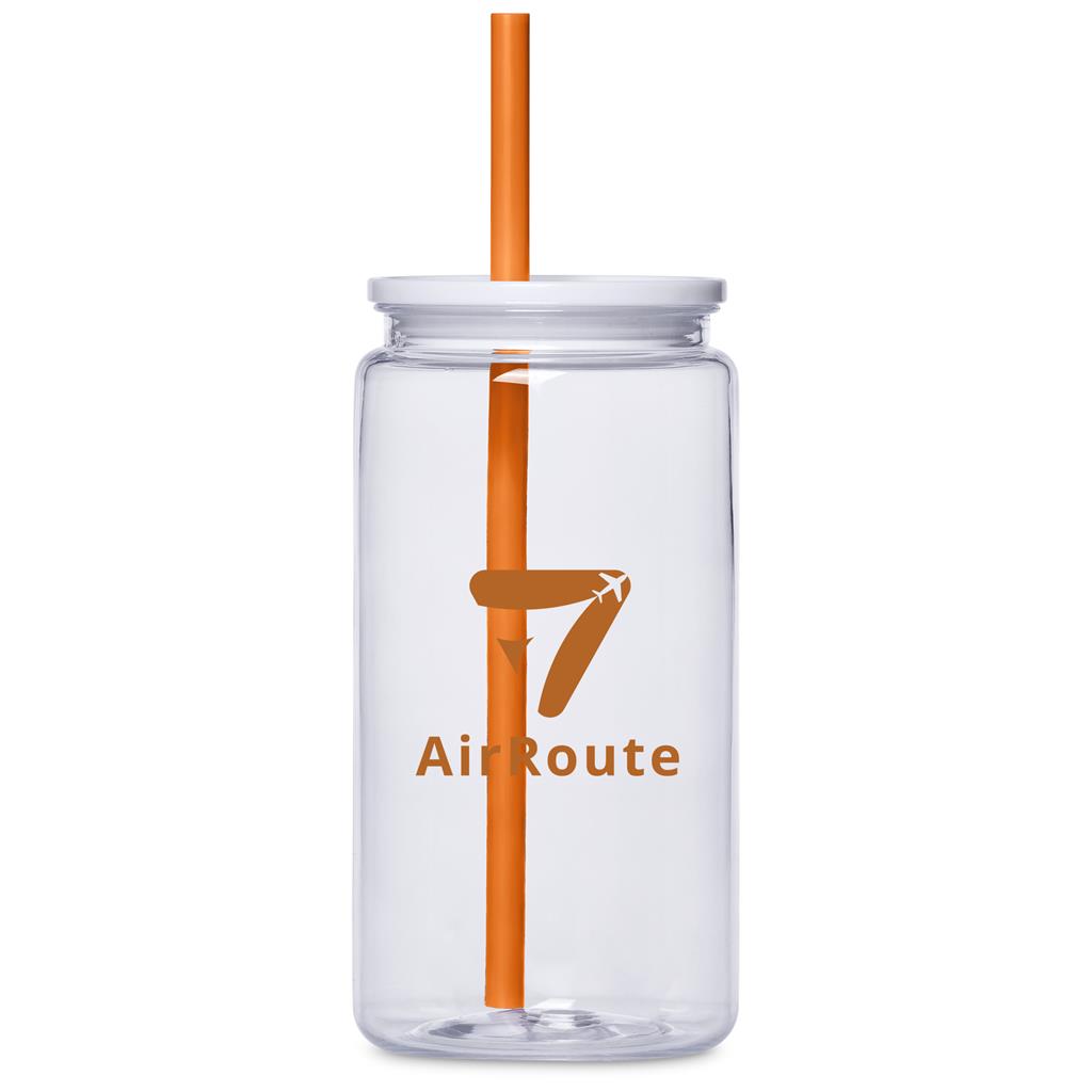Altitude Mina Plastic Tumbler and Straw - 550ml