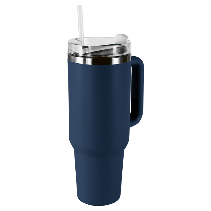 1.2L Double Walled Travel Mug with Straw