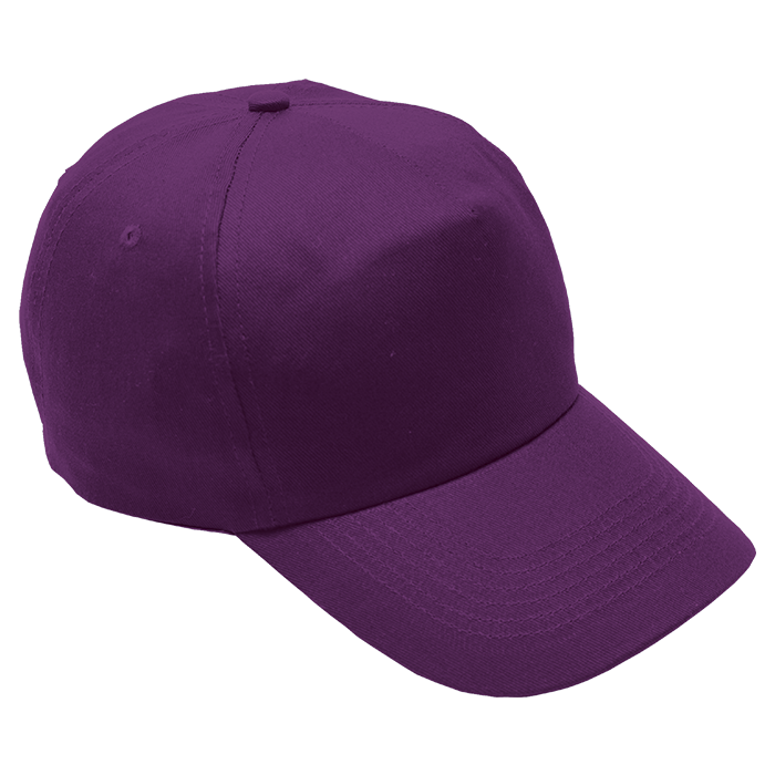 5 Panel Cotton with Hard Front Cap